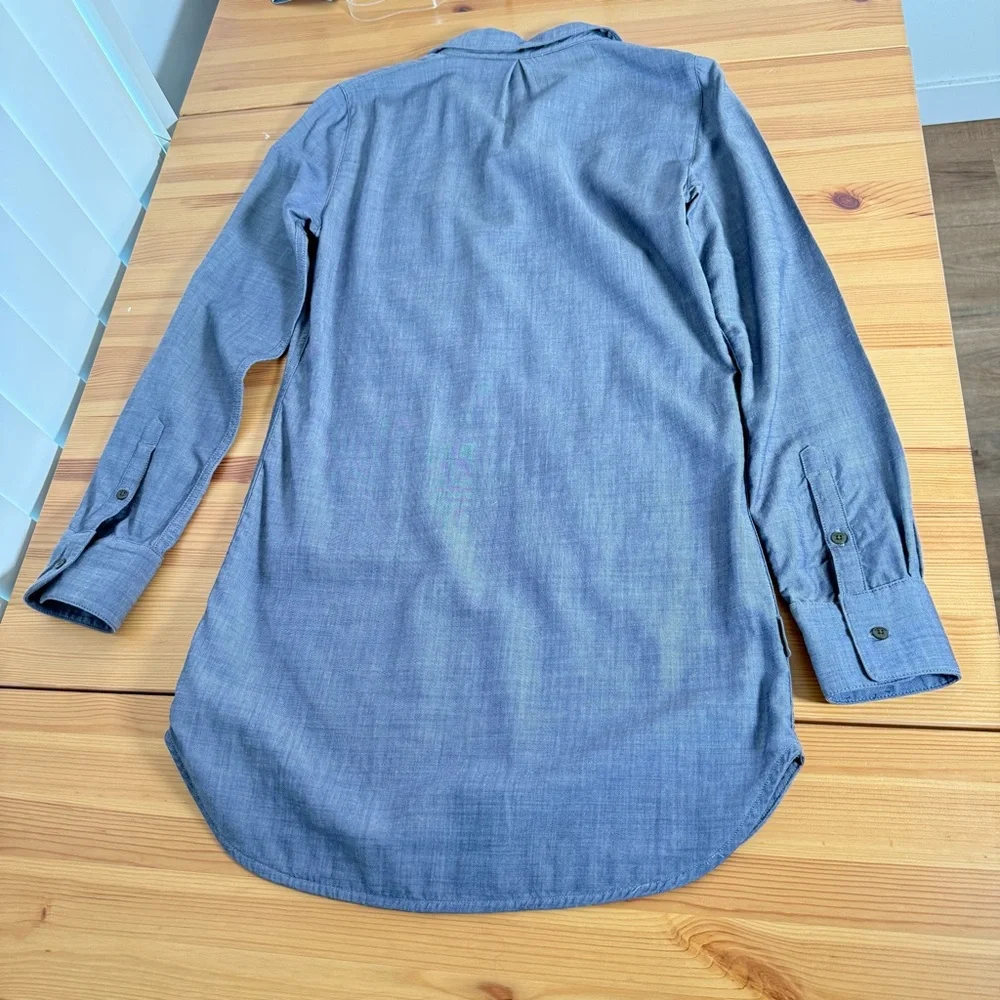 Icebreaker Merino Wool Lyocell Shirt Dress Collared XS - Picture 8 of 10